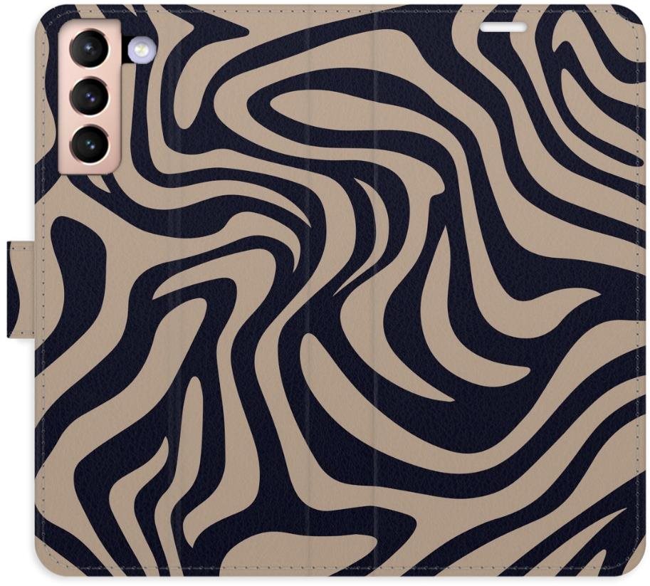 iSaprio Flip puzdro Zebra Black 02 pre Samsung Galaxy S21
