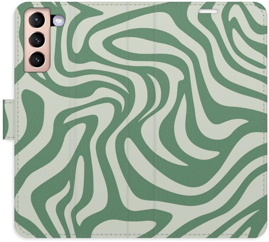 iSaprio Flip puzdro Zebra Green 02 pre Samsung Galaxy S21