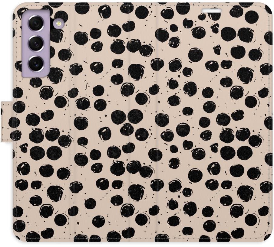 iSaprio Flip puzdro Dotted 02 pre Samsung Galaxy S21 FE 5G