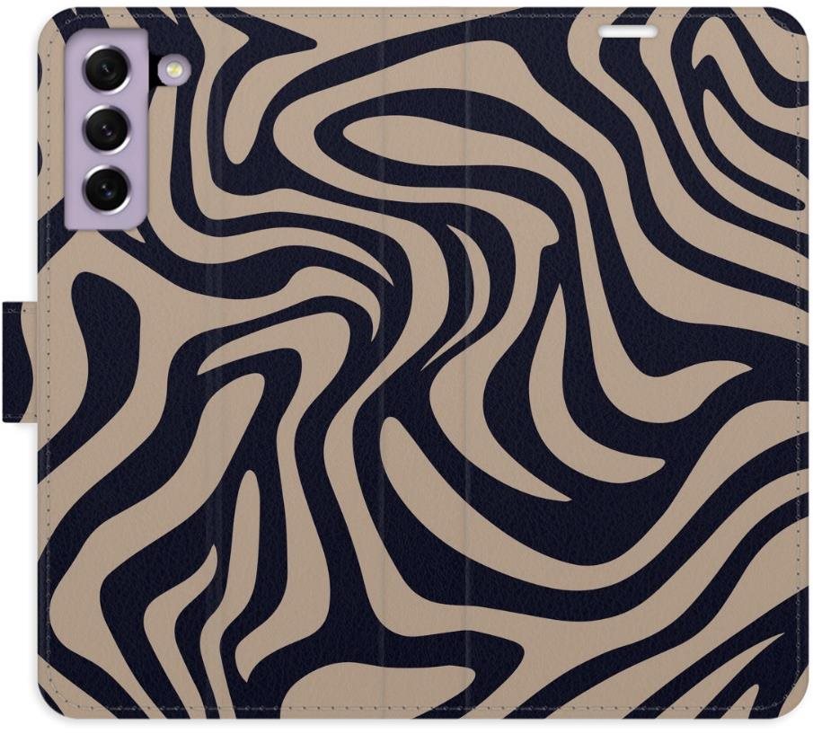 iSaprio Flip puzdro Zebra Black 02 pre Samsung Galaxy S21 FE 5G