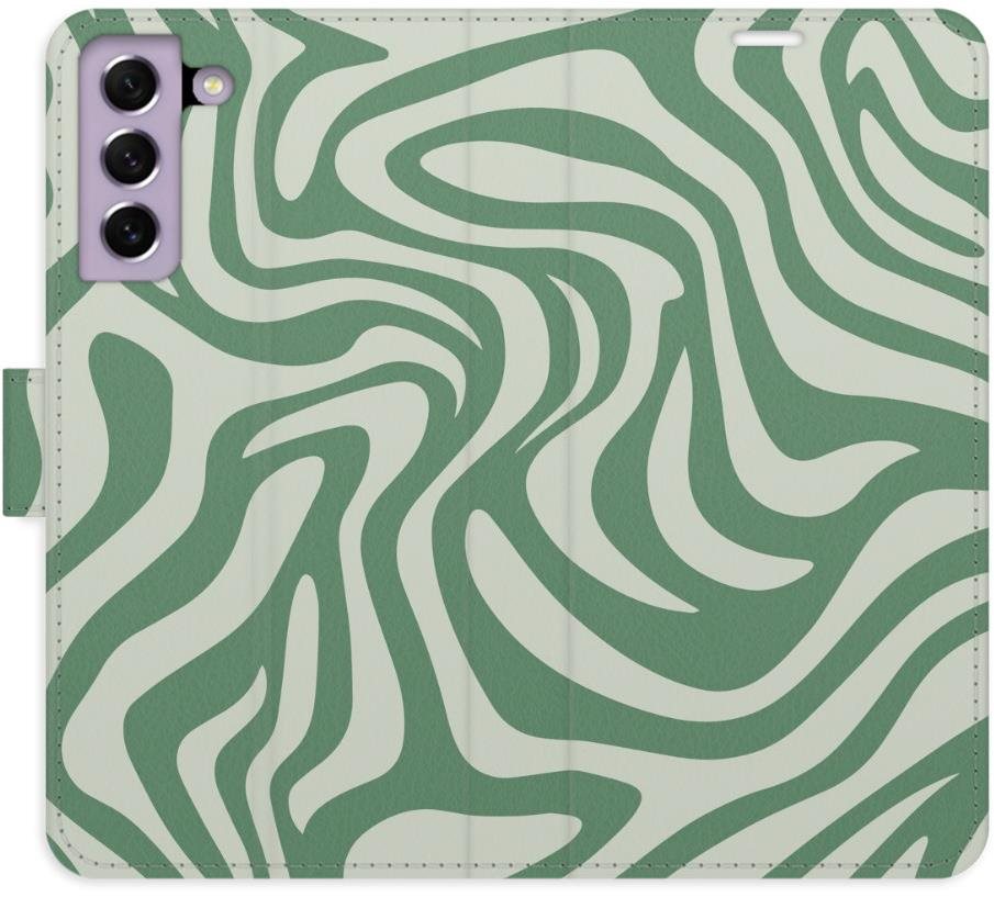 iSaprio Flip puzdro Zebra Green 02 pre Samsung Galaxy S21 FE 5G
