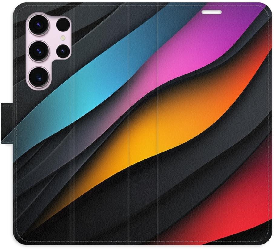 iSaprio Flip puzdro Color Waves pre Samsung Galaxy S23 Ultra