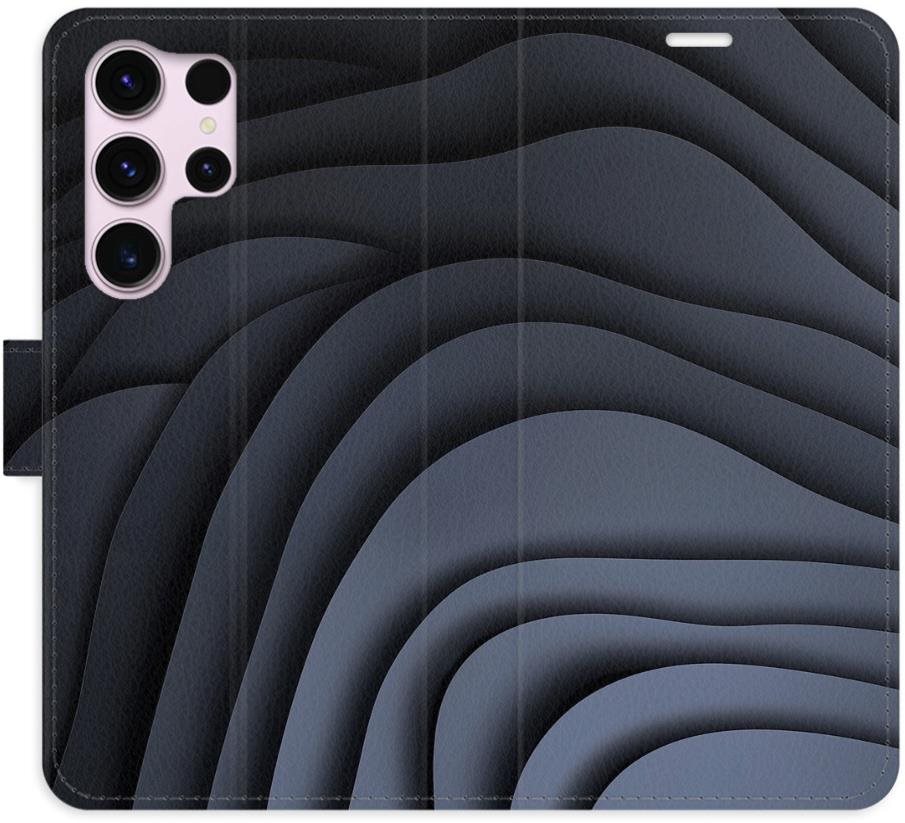 iSaprio Flip puzdro Dark Waves pre Samsung Galaxy S23 Ultra
