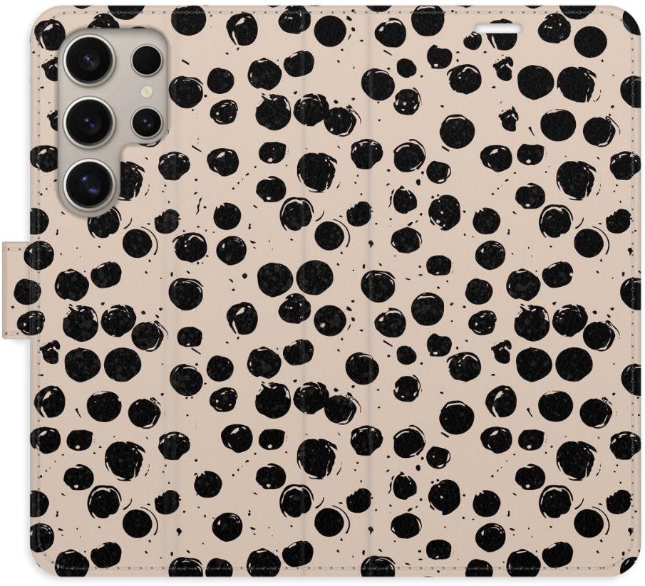iSaprio Flip puzdro Dotted 02 pre Samsung Galaxy S24 Ultra