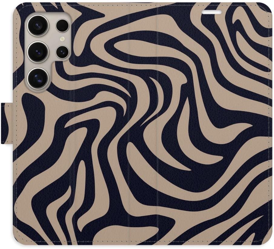 iSaprio Flip puzdro Zebra Black 02 pre Samsung Galaxy S24 Ultra