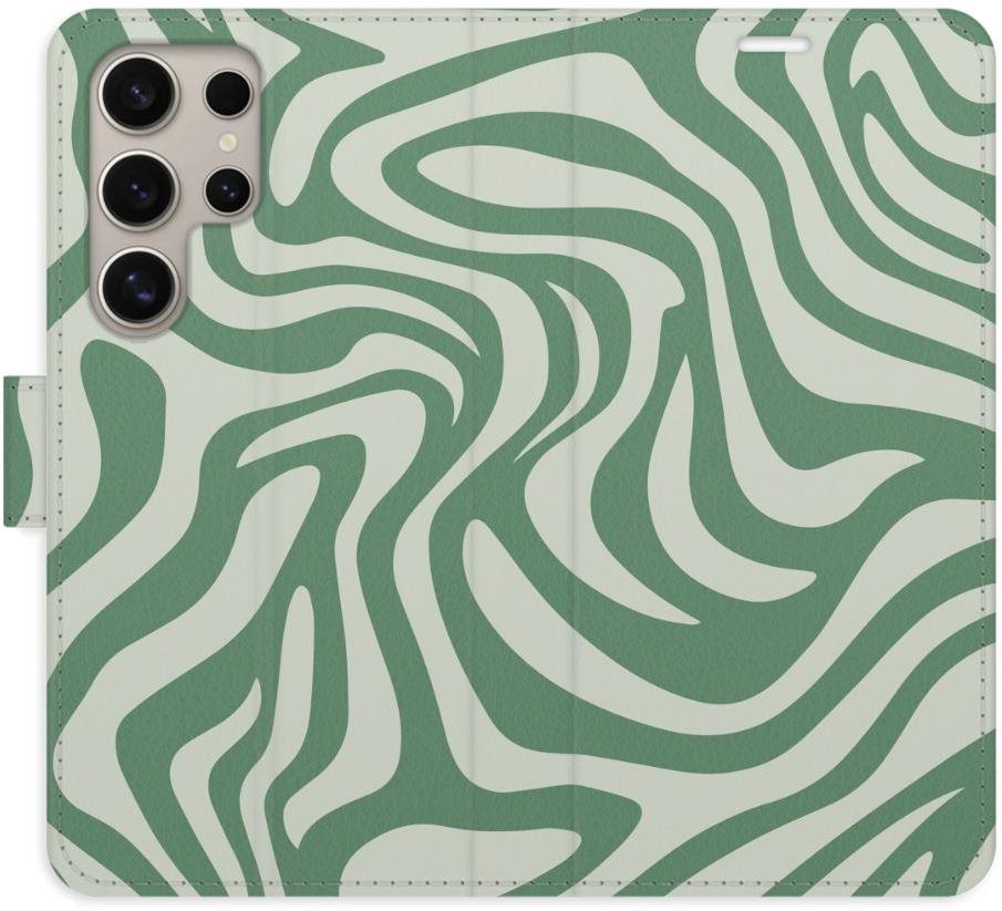 iSaprio Flip puzdro Zebra Green 02 pre Samsung Galaxy S24 Ultra