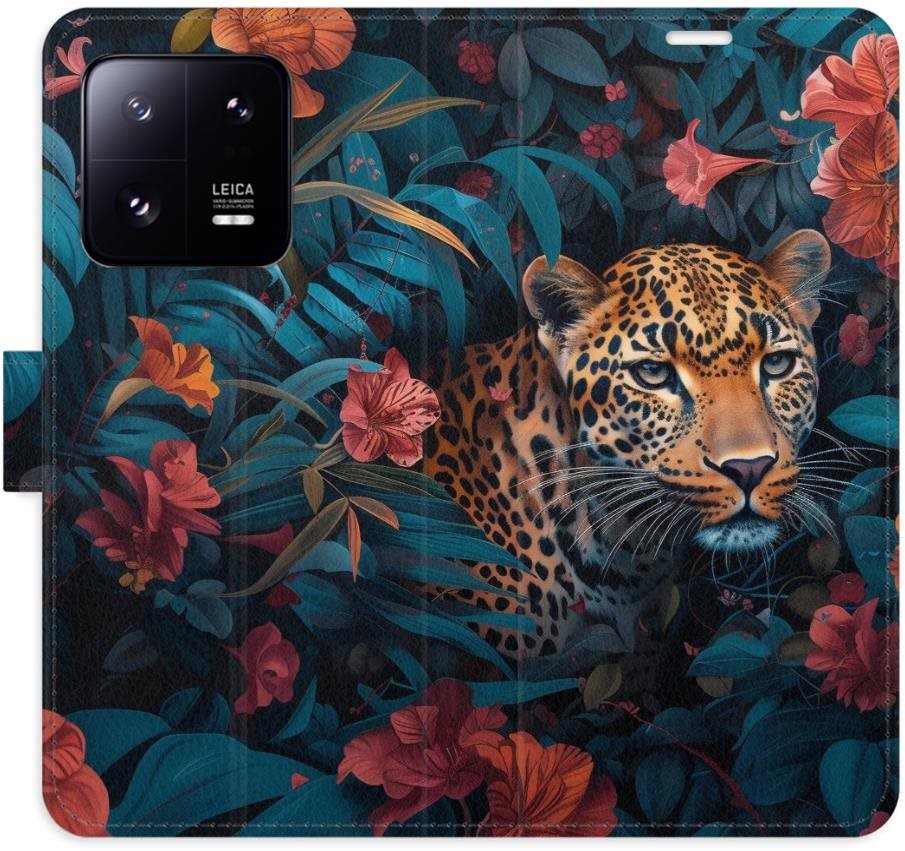 iSaprio Flip puzdro Flower Jaguar 02 pre Xiaomi 13 Pro