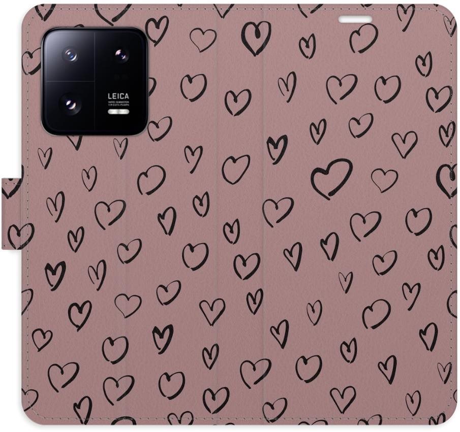 iSaprio Flip puzdro Heart Dark 02 pre Xiaomi 13 Pro
