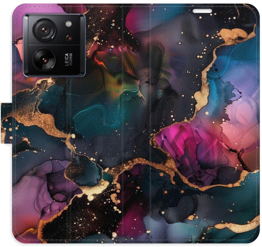 iSaprio Flip puzdro Dark Marble pre Xiaomi 13T / 13T Pro