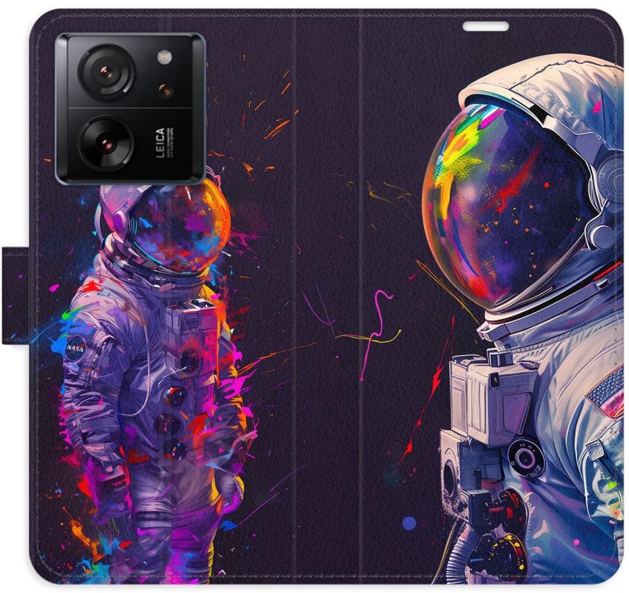 iSaprio Flip puzdro Neon Astronaut 02 na Xiaomi 13T/13T Pro
