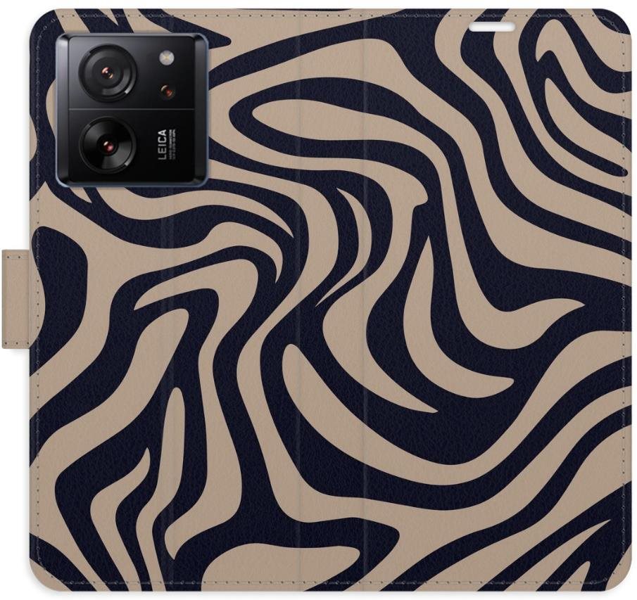 iSaprio Flip puzdro Zebra Black 02 pre Xiaomi 13T / 13T Pro