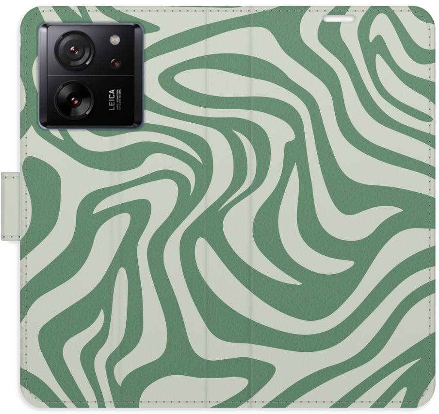iSaprio Flip puzdro Zebra Green 02 pre Xiaomi 13T / 13T Pro
