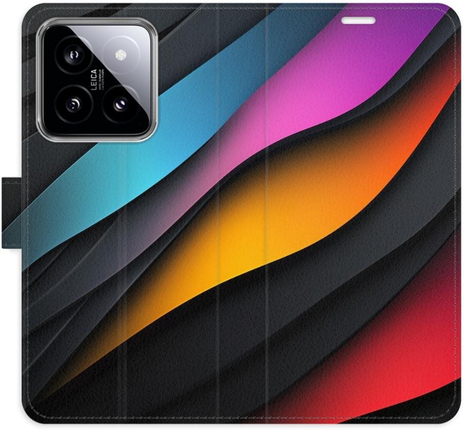 iSaprio Flip puzdro Color Waves pre Xiaomi 14