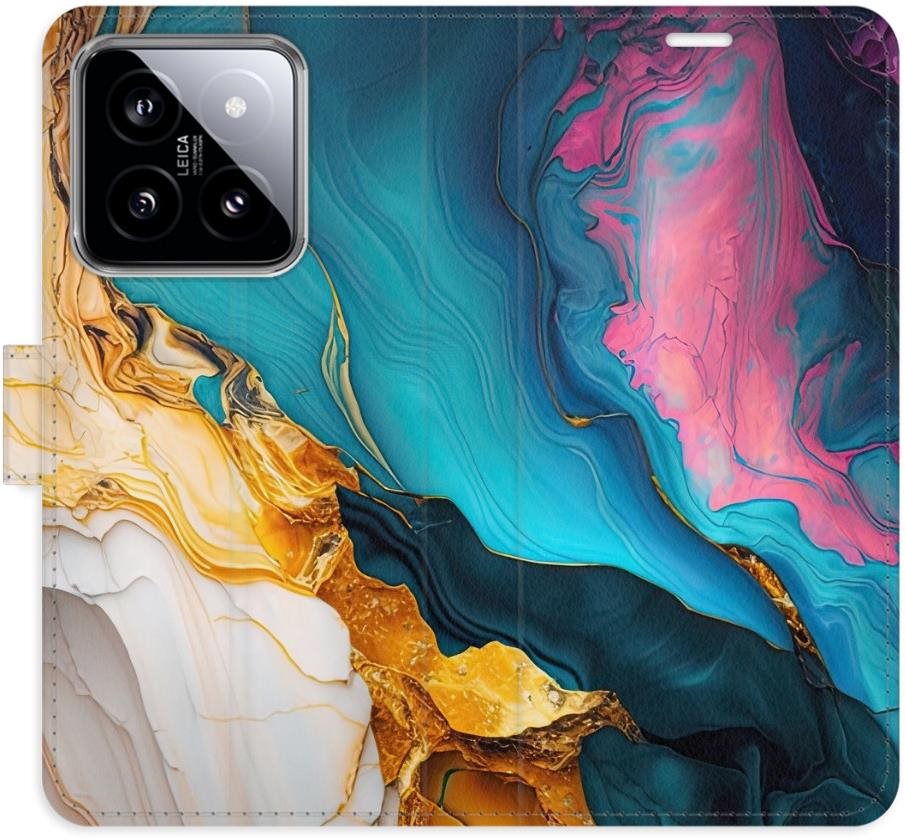 iSaprio Flip puzdro Colourful Marble na Xiaomi 14