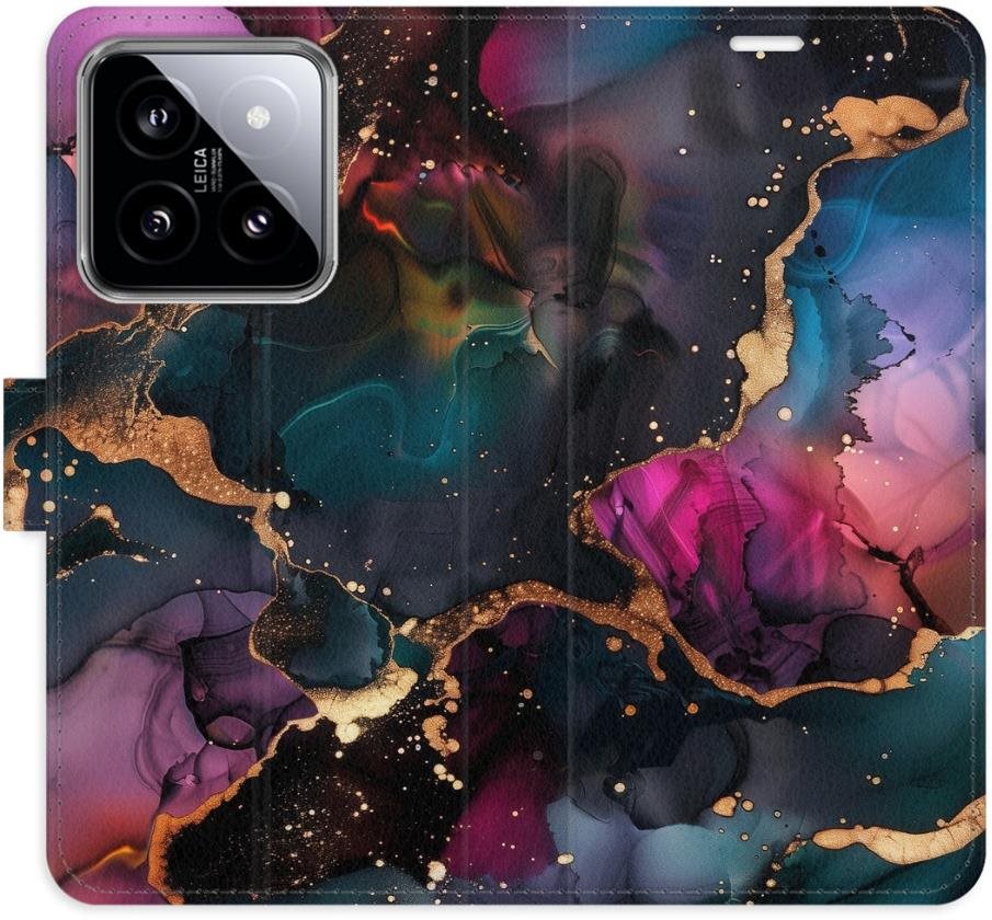iSaprio Flip puzdro Dark Marble pre Xiaomi 14