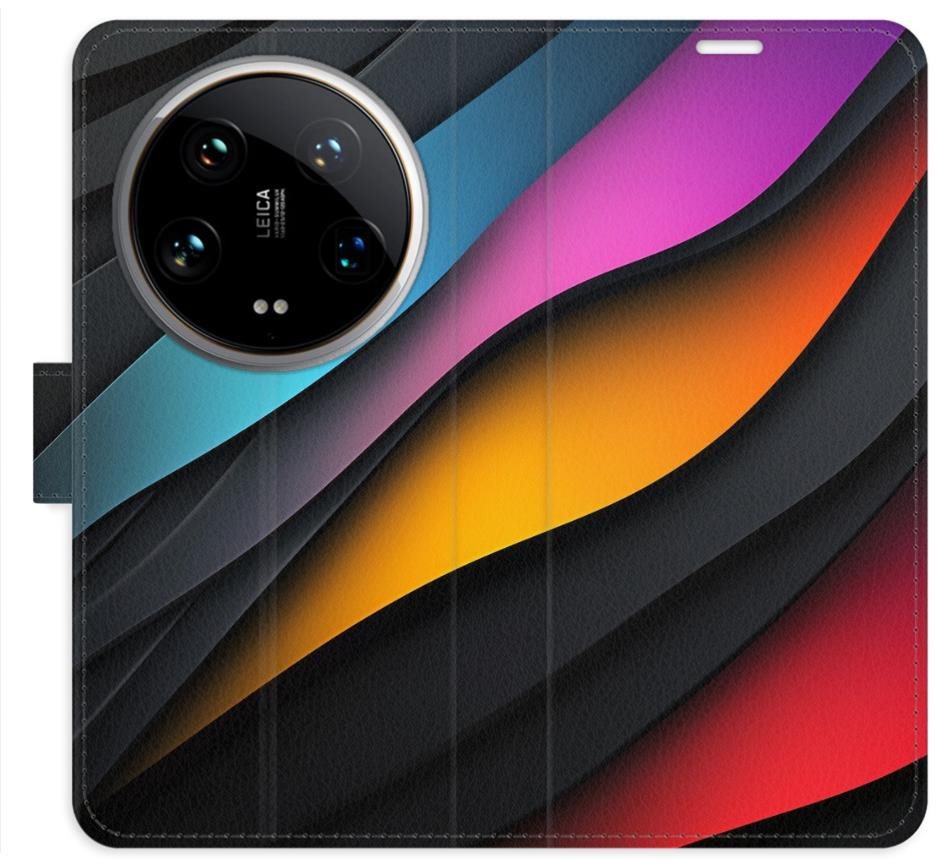 iSaprio Flip puzdro Color Waves pre Xiaomi 14 Ultra