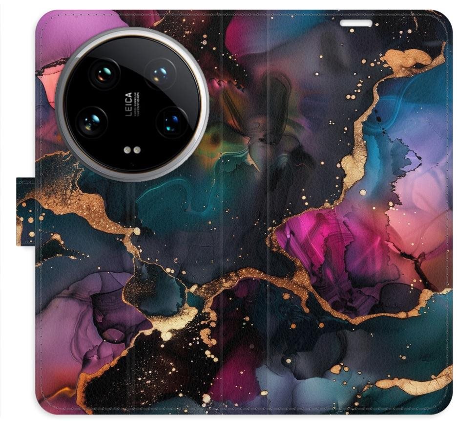 iSaprio Flip puzdro Dark Marble pre Xiaomi 14 Ultra