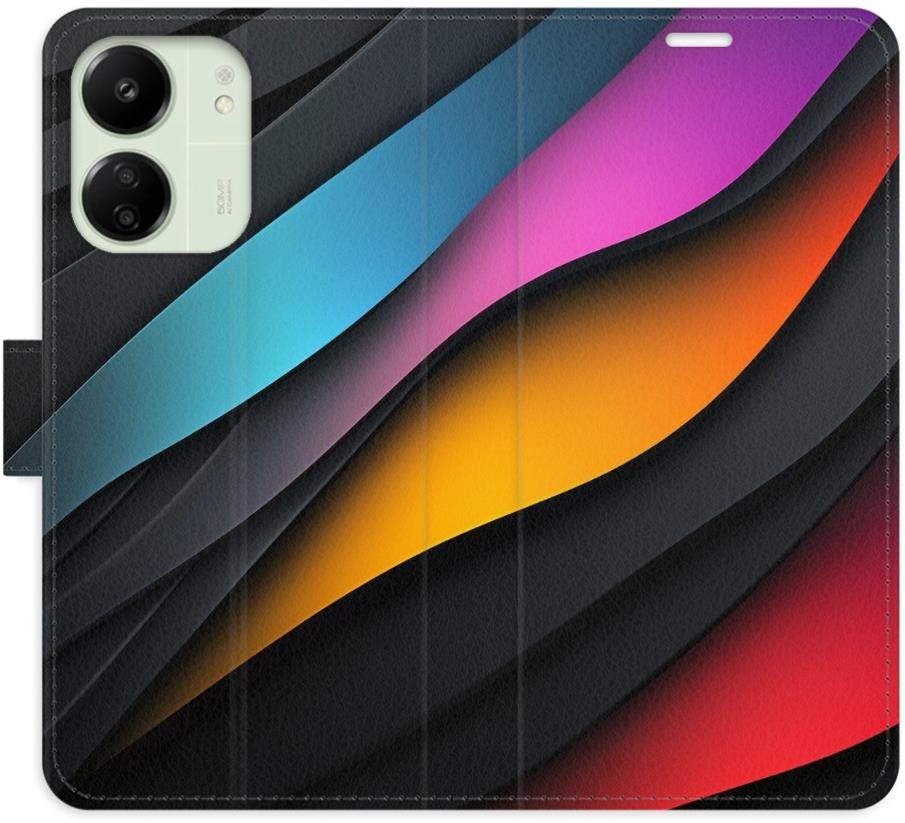 iSaprio Flip puzdro Color Waves pre Xiaomi Redmi 13C