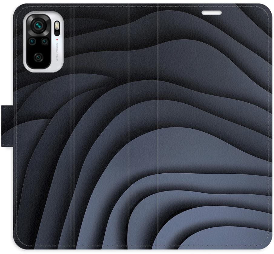 iSaprio Flip puzdro Dark Waves na Xiaomi Redmi Note 10/Note 10S