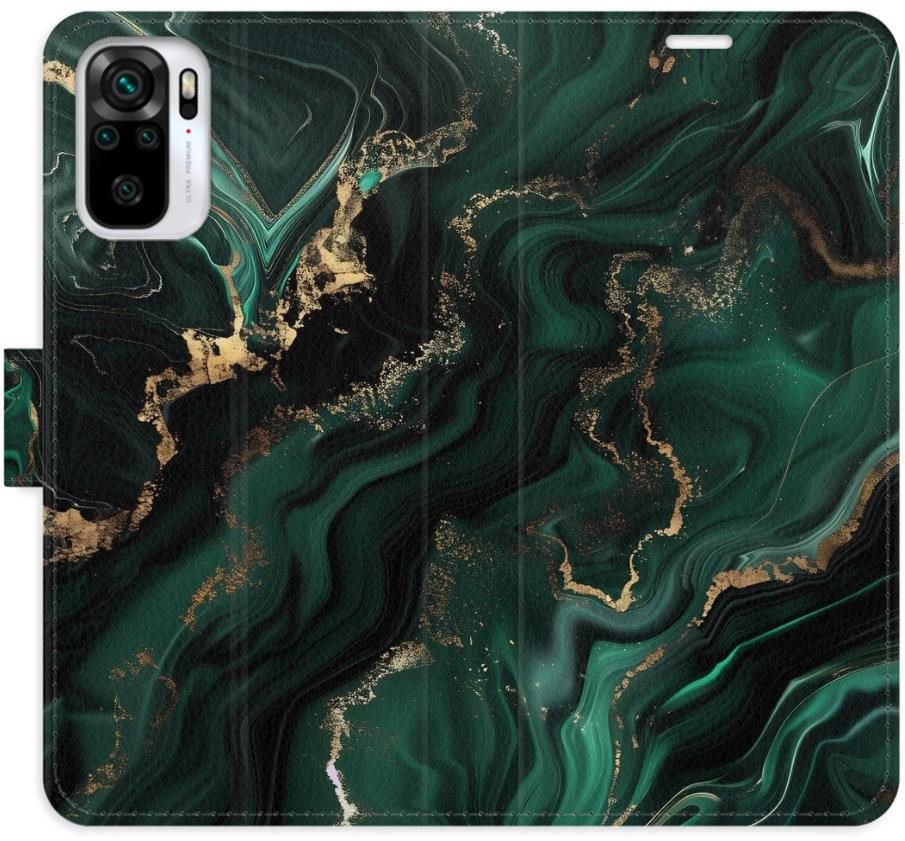 iSaprio Flip puzdro Emerald 02 pre Xiaomi Redmi Note 10 / Note 10S