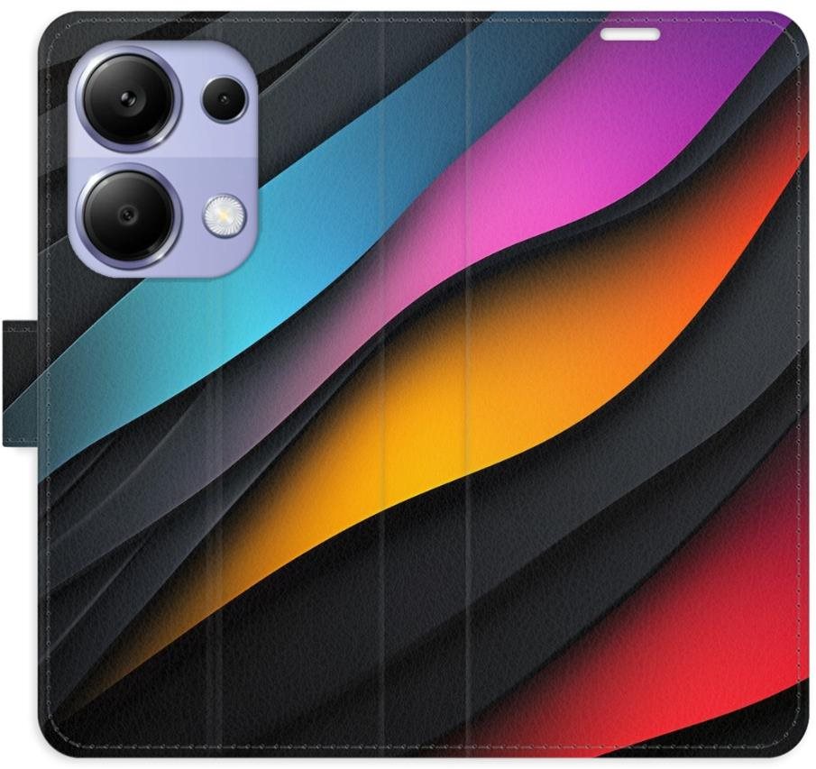 iSaprio Flip puzdro Color Waves pre Xiaomi Redmi Note 13 Pro