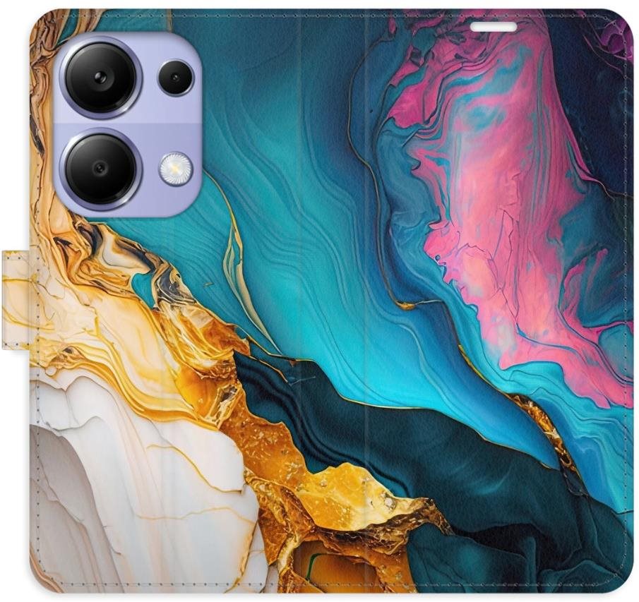 iSaprio Flip puzdro Colourful Marble pre Xiaomi Redmi Note 13 Pro