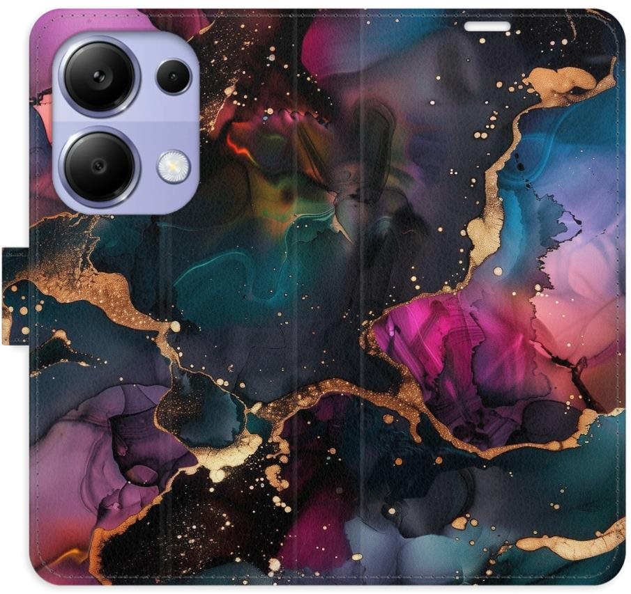 iSaprio Flip puzdro Dark Marble pre Xiaomi Redmi Note 13 Pro