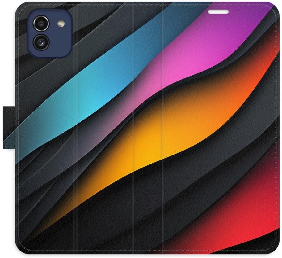 iSaprio Flip puzdro Color Waves pre Samsung Galaxy A03
