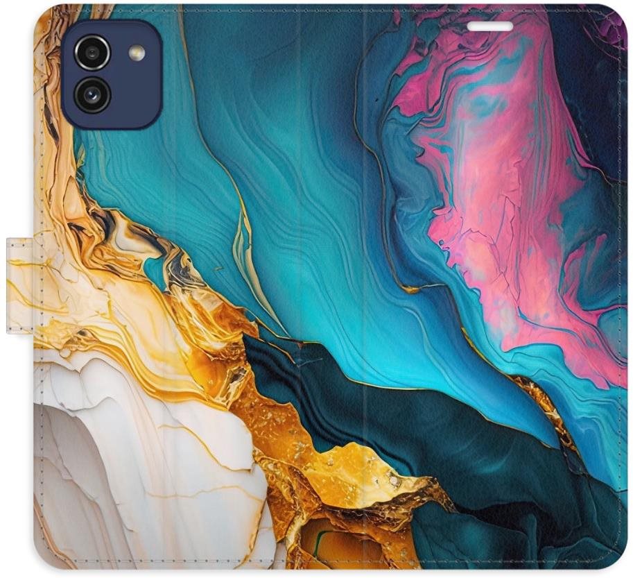 iSaprio Flip puzdro Colourful Marble pre Samsung Galaxy A03
