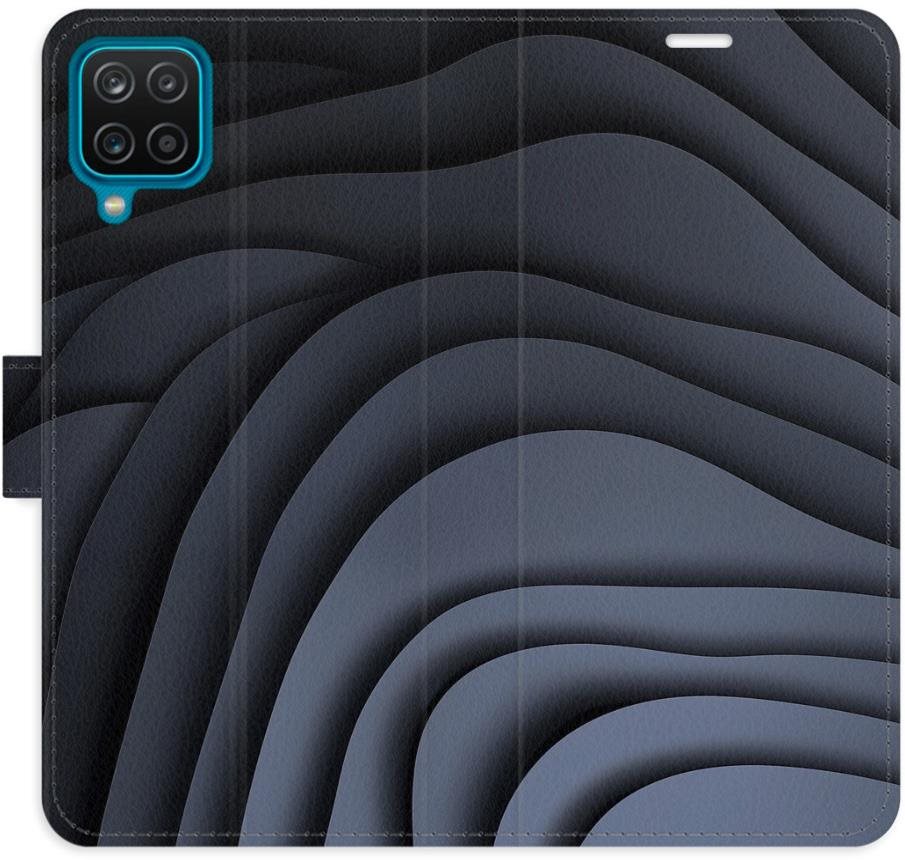 iSaprio Flip puzdro Dark Waves pre Samsung Galaxy A12
