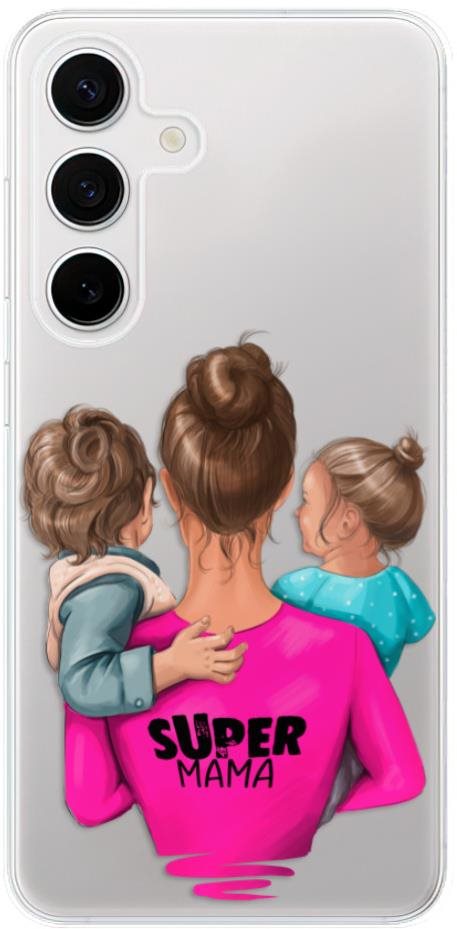 iSaprio Super Mama – Boy and Girl – Samsung Galaxy S24