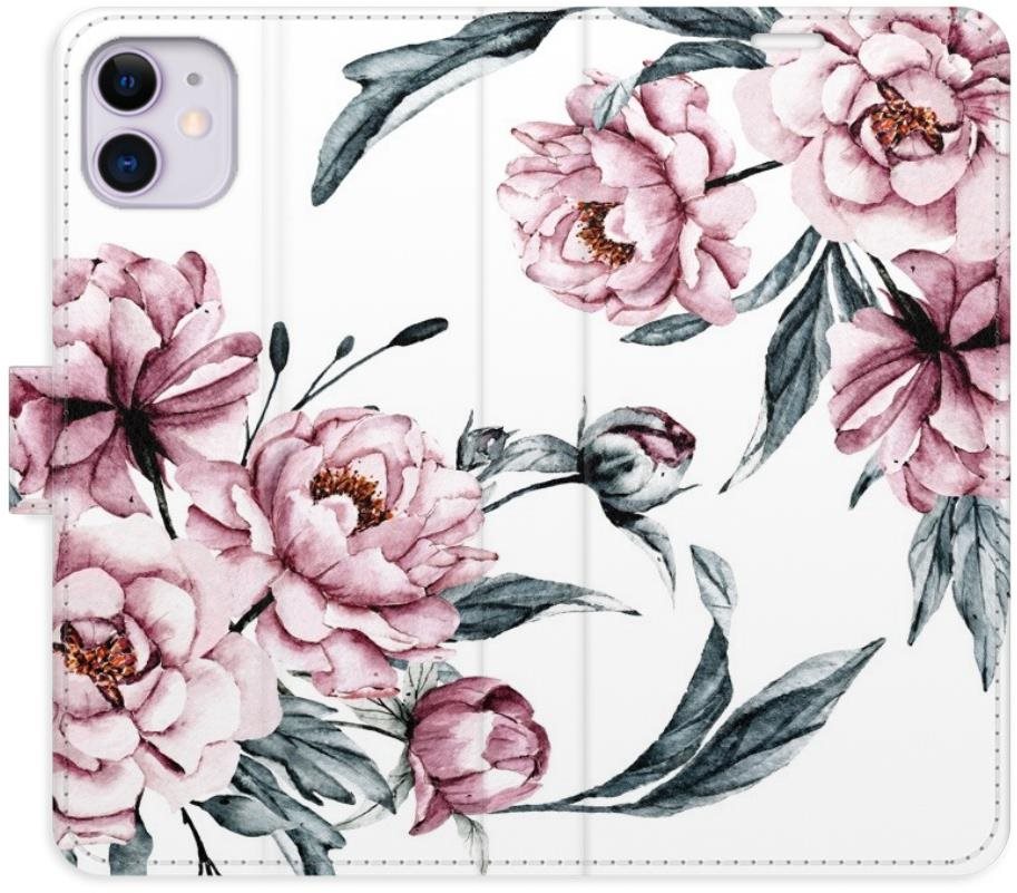 iSaprio flip puzdro Pink Flowers na iPhone 11