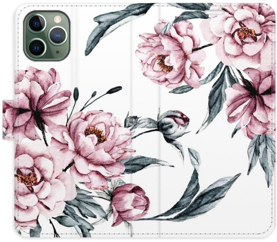 iSaprio flip puzdro Pink Flowers pre iPhone 11 Pro
