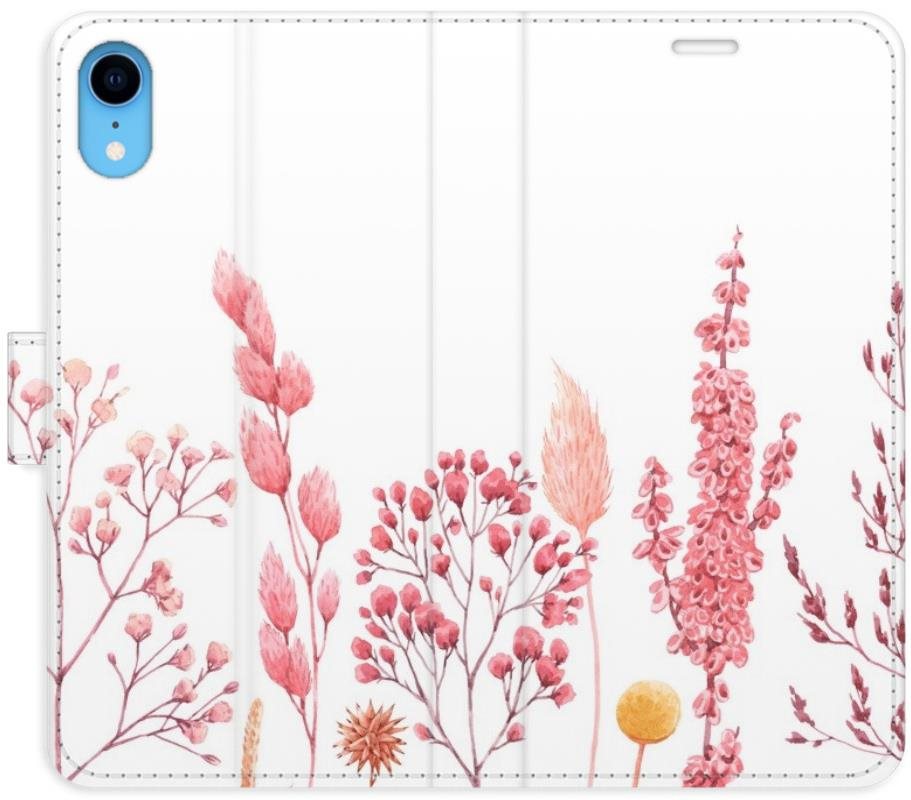iSaprio flip puzdro Pink Flowers 03 pre iPhone XR