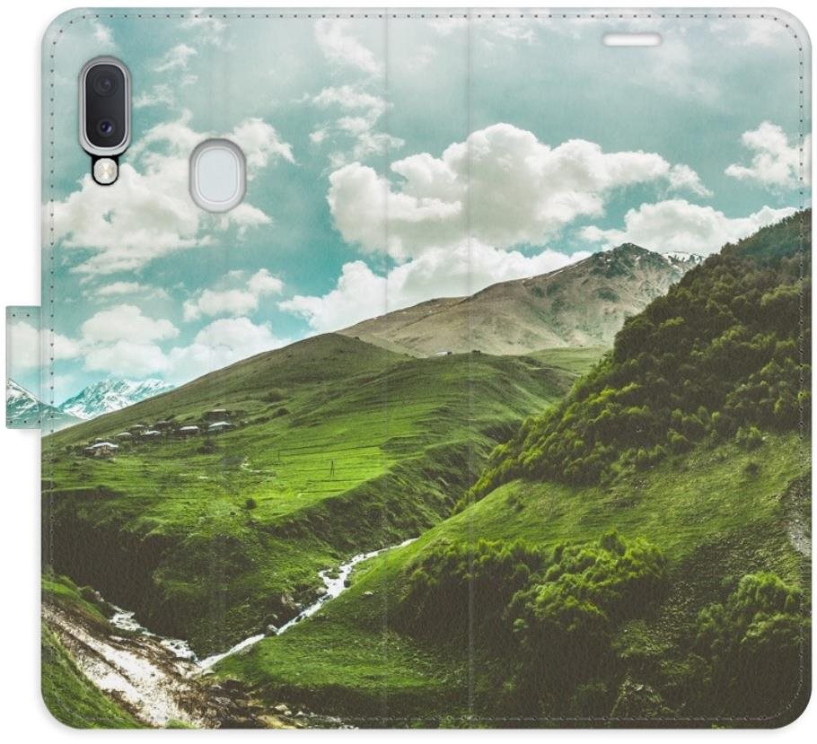 iSaprio flip puzdro Mountain Valley na Samsung Galaxy A20e