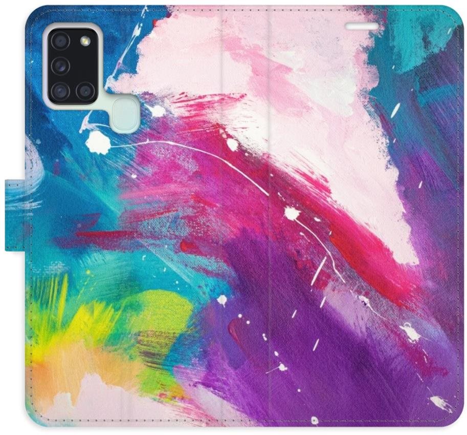 iSaprio flip puzdro Abstract Paint 05 pre Samsung Galaxy A21s
