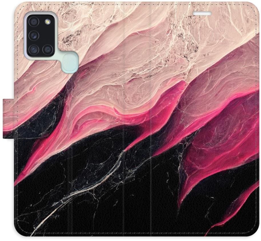 iSaprio flip puzdro BlackPink Marble na Samsung Galaxy A21s