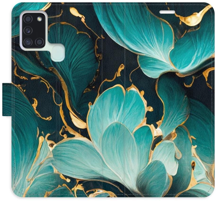 iSaprio flip puzdro Blue Flowers 02 pre Samsung Galaxy A21s