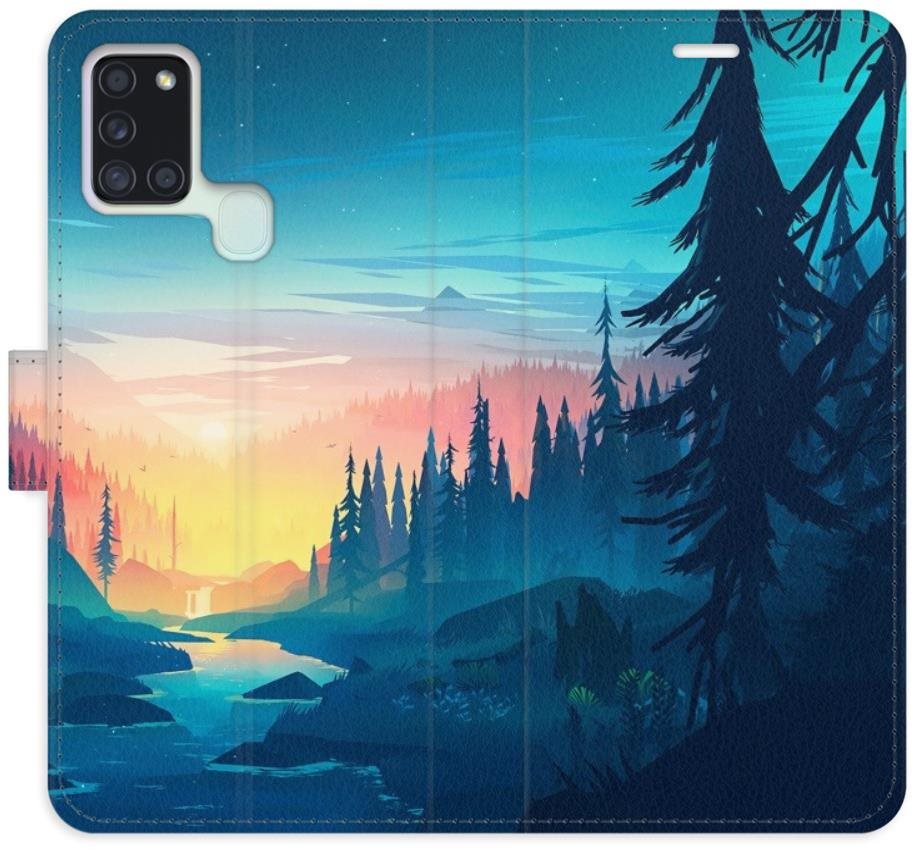 iSaprio flip puzdro Magical Landscape pre Samsung Galaxy A21s