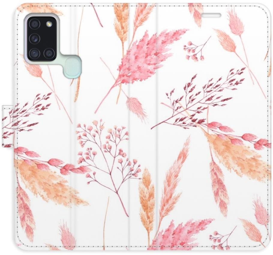 iSaprio flip puzdro Ornamental Flowers na Samsung Galaxy A21s