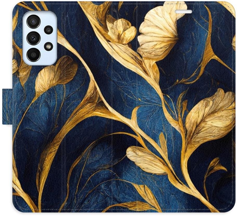 iSaprio flip puzdro GoldBlue na Samsung Galaxy A23/A23 5G