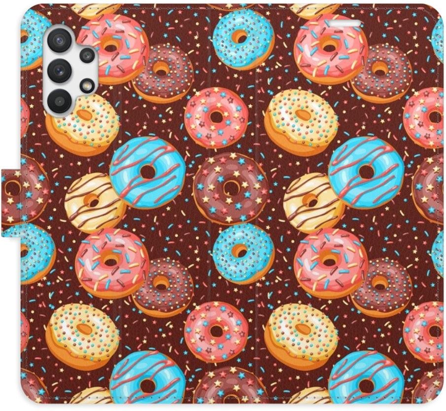 iSaprio flip puzdro Donuts Pattern na Samsung Galaxy A32