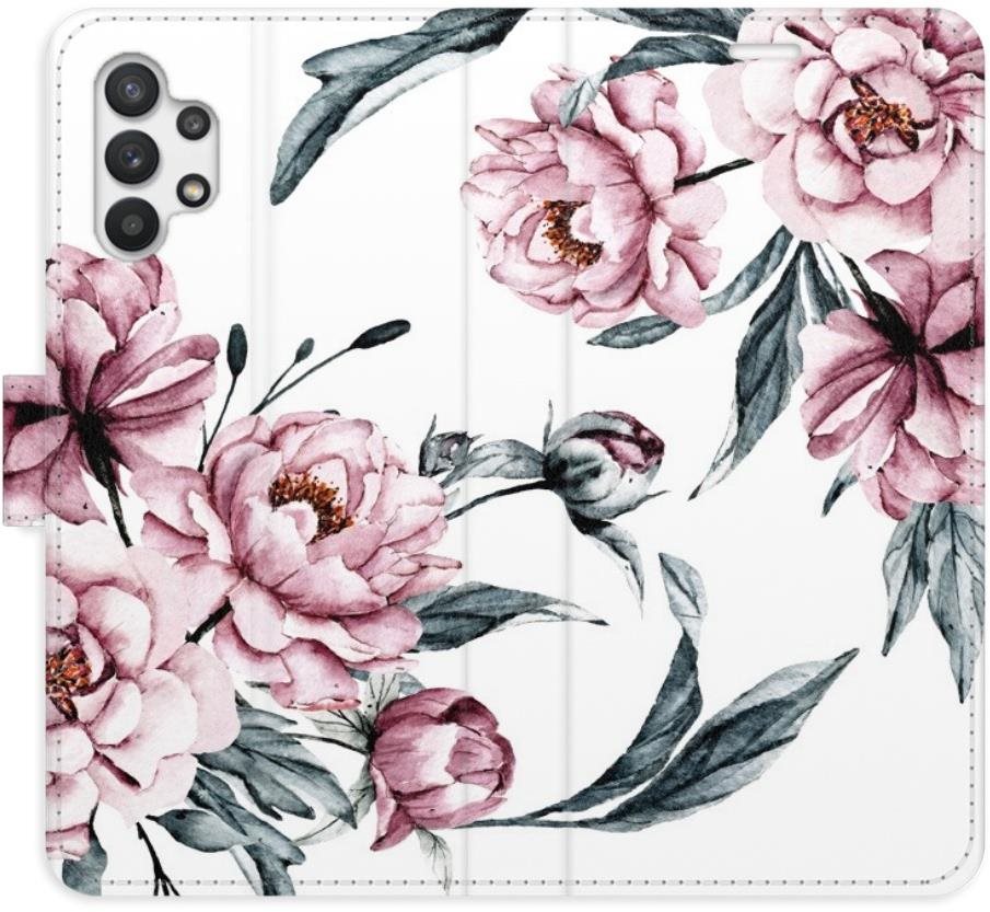 iSaprio flip puzdro Pink Flowers na Samsung Galaxy A32