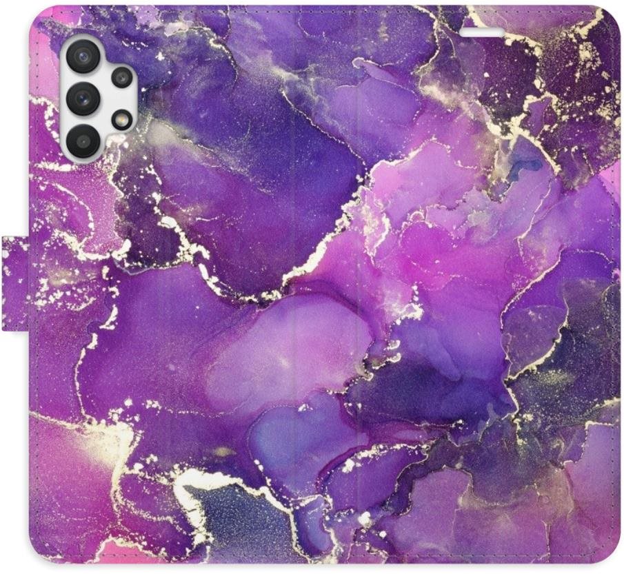 iSaprio flip puzdro Purple Marble pre Samsung Galaxy A32