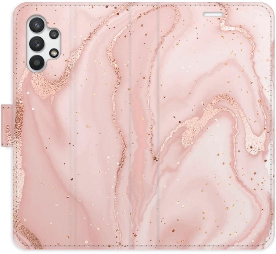iSaprio flip puzdro RoseGold Marble pre Samsung Galaxy A32