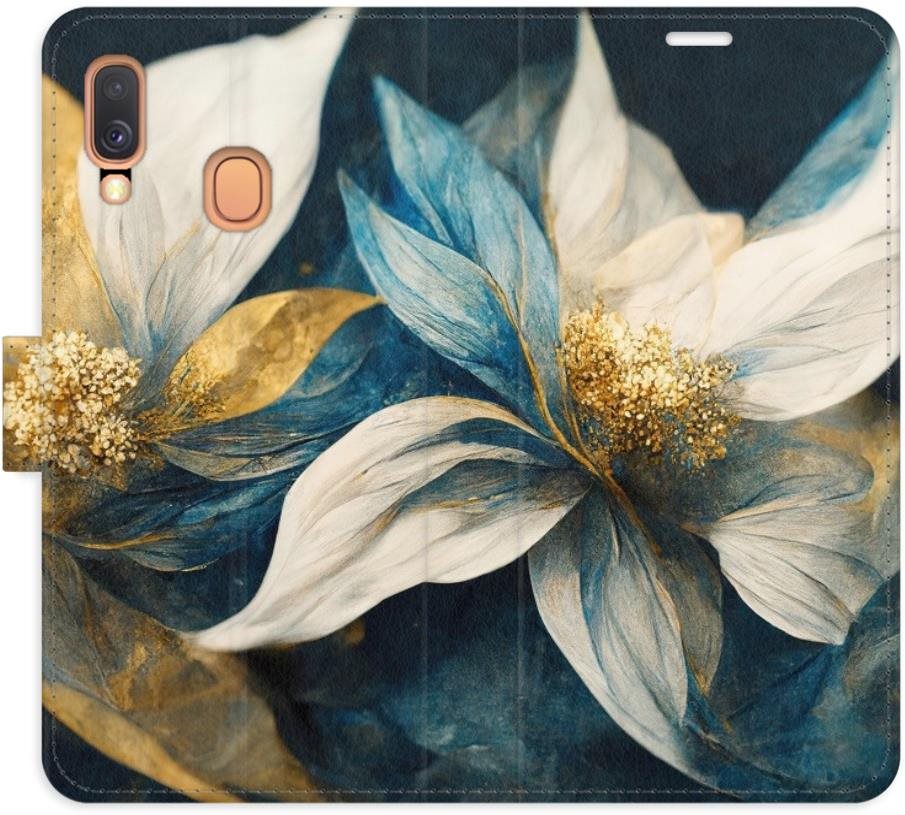 iSaprio flip puzdro Gold Flowers pre Samsung Galaxy A40