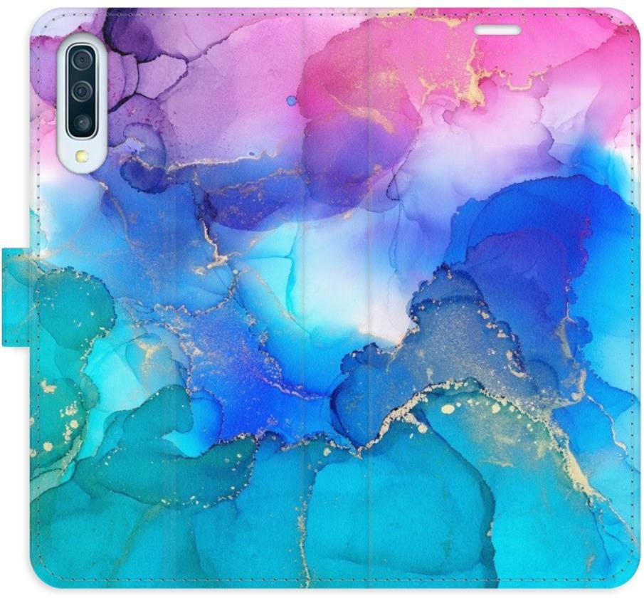 iSaprio flip puzdro BluePink Paint na Samsung Galaxy A50