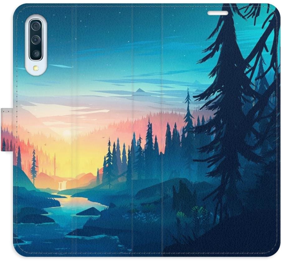 iSaprio flip puzdro Magical Landscape na Samsung Galaxy A50