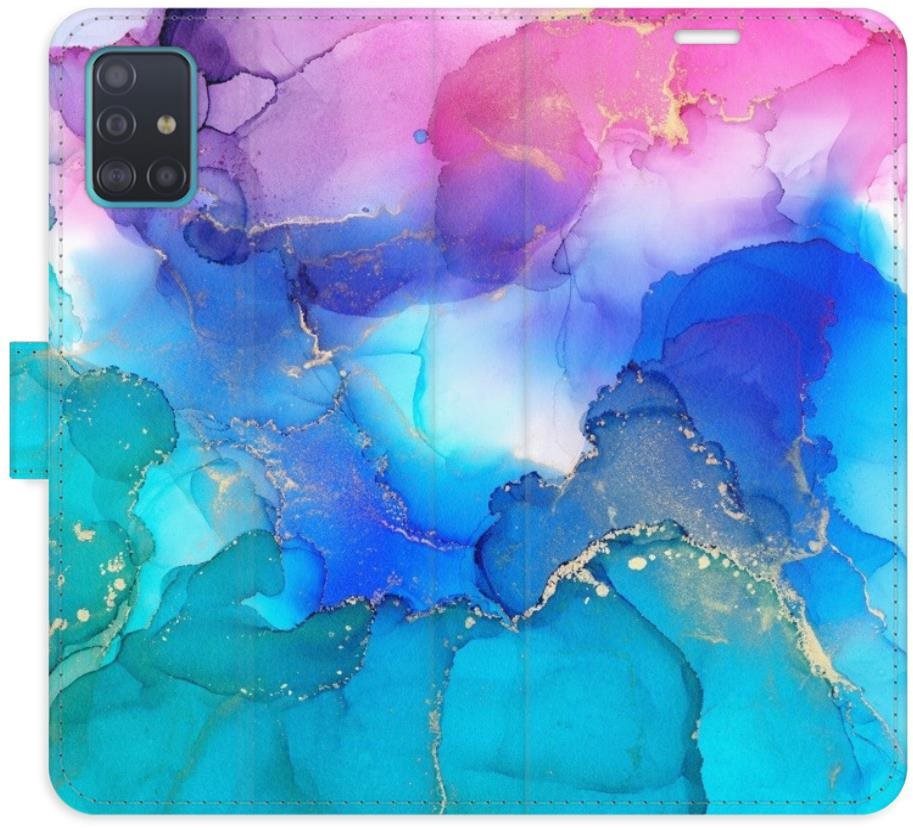 iSaprio flip puzdro BluePink Paint pre Samsung Galaxy A51