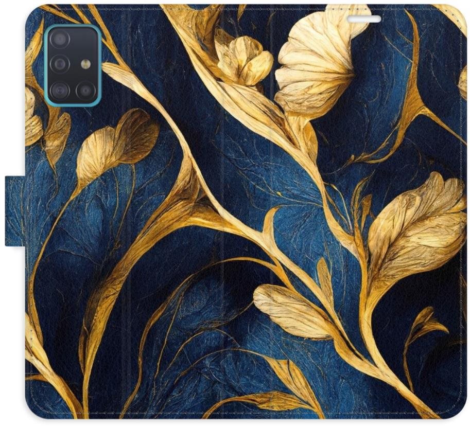 iSaprio flip puzdro GoldBlue na Samsung Galaxy A51
